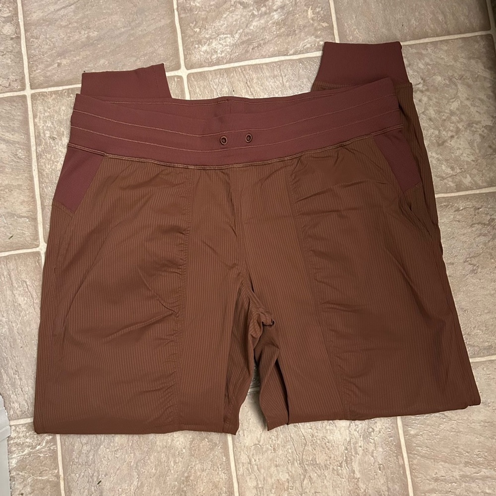 lululemon athletica Women's Brown Track Joggers Size 14